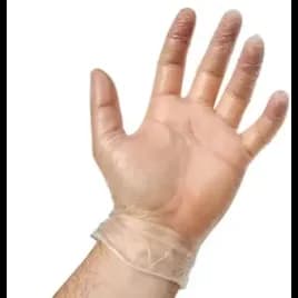 Victoria Bay General Purpose Gloves Large (LG) Clear Vinyl Powder-Free 100 Count/Pack 10 Packs/Case 1000 Count/Case