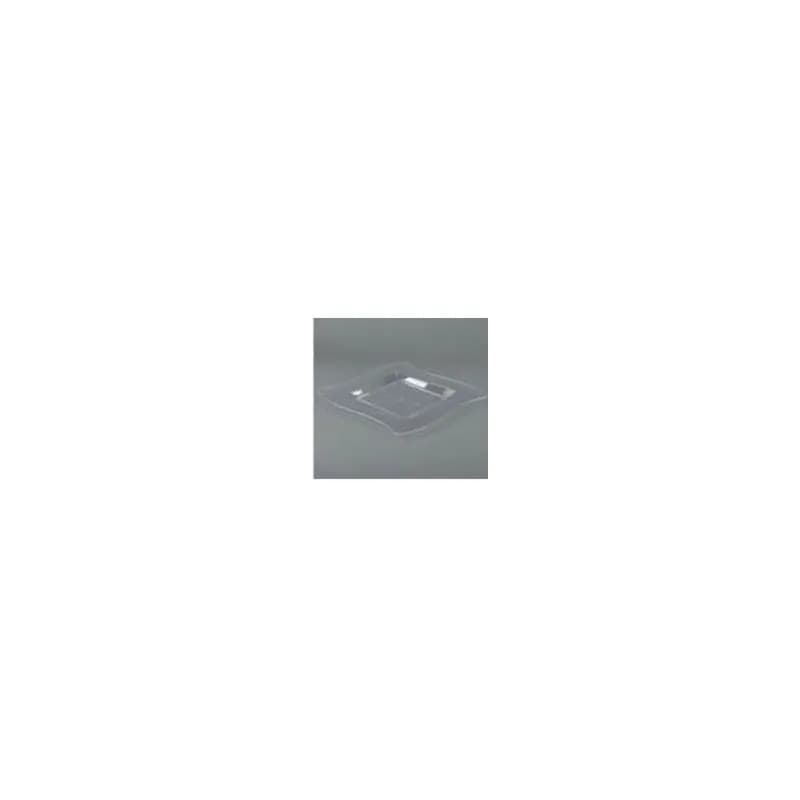 Plate 9.5 IN Plastic Clear Square 120/Case