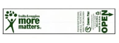 Pull-N-Pak® Produce Bag Standard Size 15X20 IN HDPE 7.25MIC Natural More Matters 750 Count/Roll 4 Rolls/Case