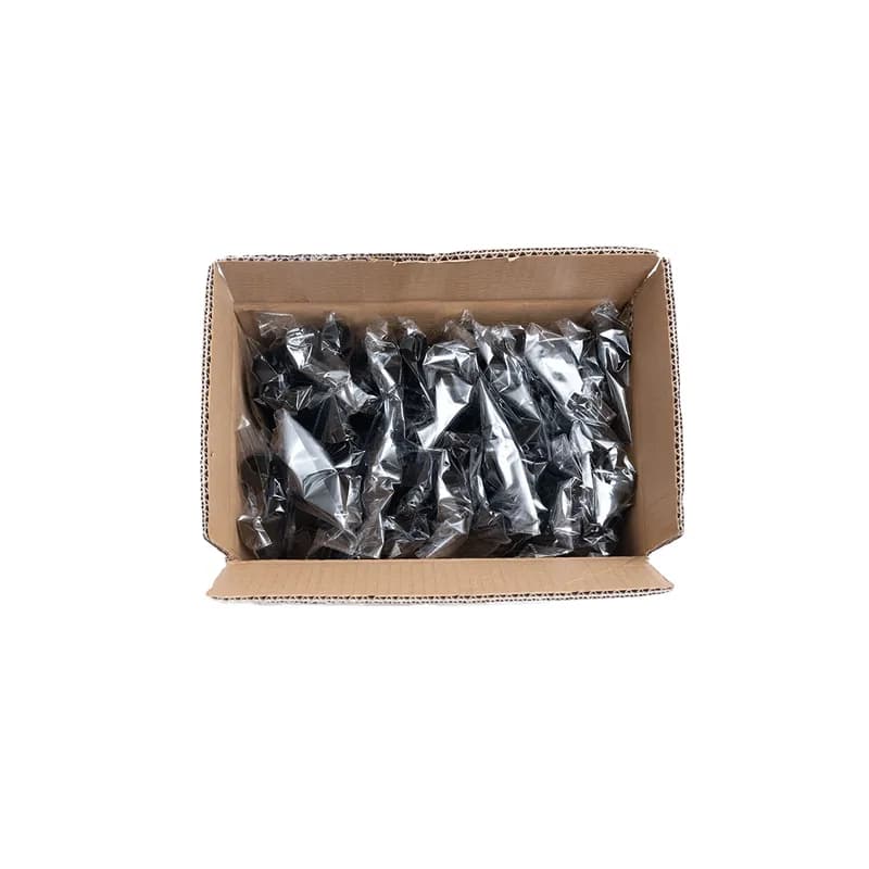Platter Pleasers Serving Tongs 9 IN PP Black Extra Heavy Duty Scalloped 24/Case