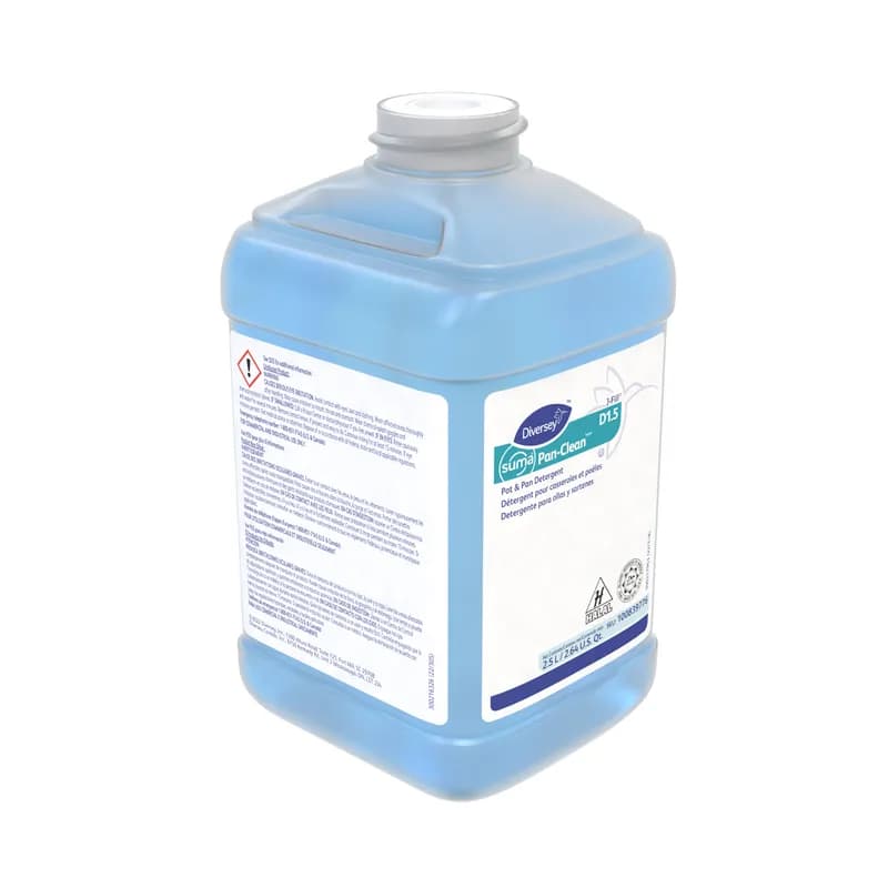 Suma® Pan-Clean Floral Manual Pot & Pan Detergent 2.5 L Liquid Kosher For J-Fill® 2/Case