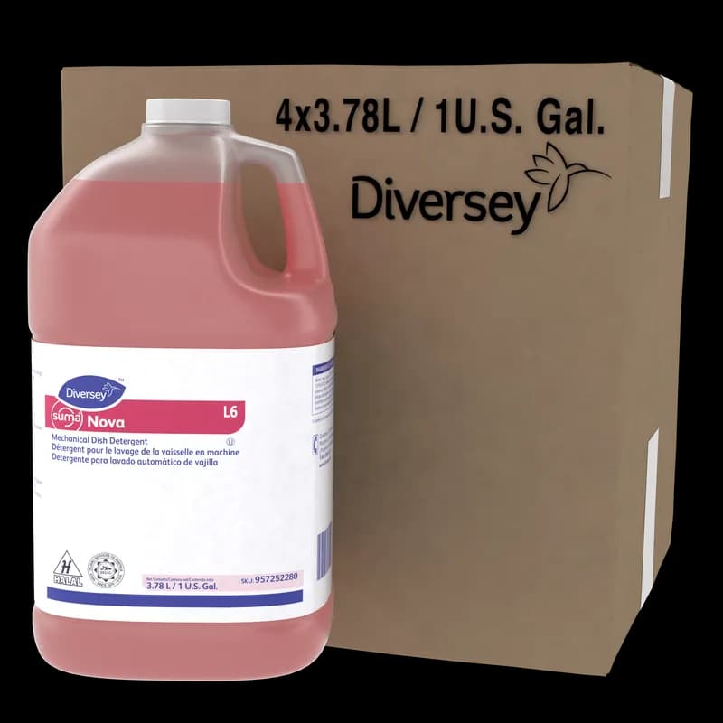 Suma® Nova Dishmachine Detergent 1 GAL Liquid Kosher 4/Case