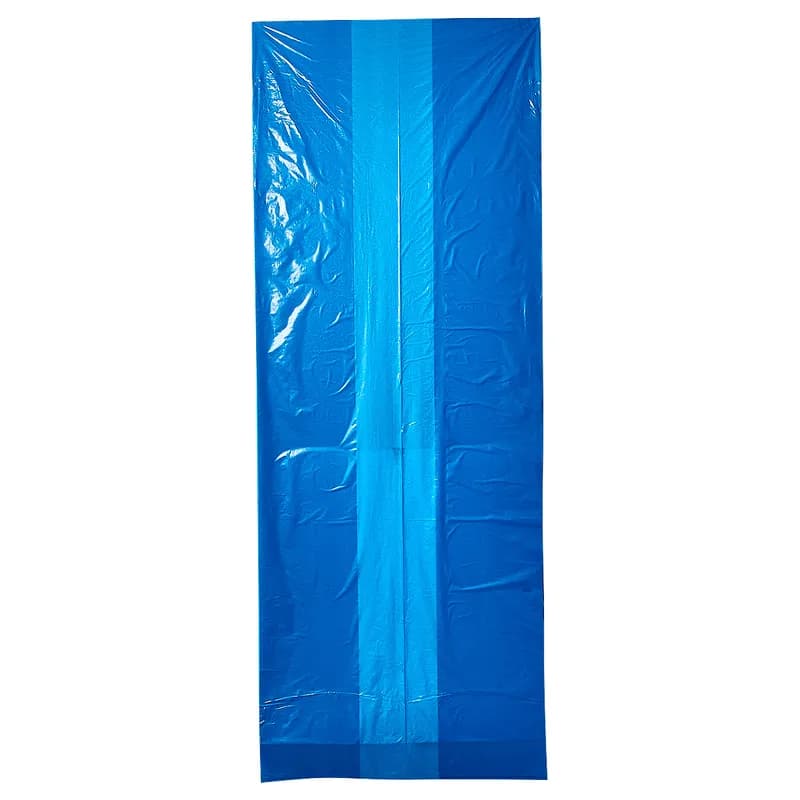 Can Liner 22X16X58 IN Blue Plastic 1MIL 100/Case