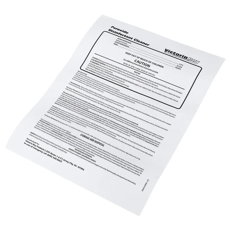 Victoria Bay Peroxide Disinfectant Cleaner 1 GAL 4/Case
