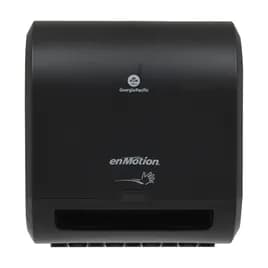 enMotion® Impulse® Paper Towel Dispenser 9.5X13.23X13.8 IN Wall Mount Black 1-Roll Touchless Automatic 8IN Roll 1/Case