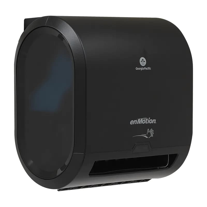 enMotion® Impulse® Paper Towel Dispenser 9.5X13.23X13.8 IN Wall Mount Black 1-Roll Touchless Automatic 8IN Roll 1/Case