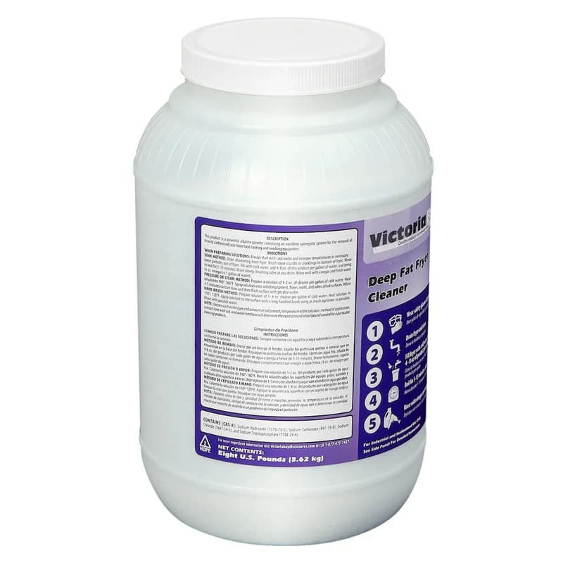 Victoria Bay Deep Fat Fryer Cleaner 8 LB 1/Case