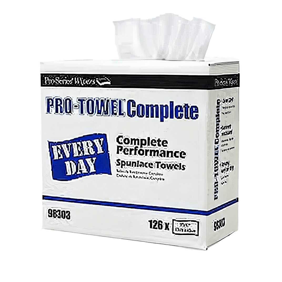 Pro-Towel® Cleaning Wipe 9X17 IN Spunlace White 1260/Case