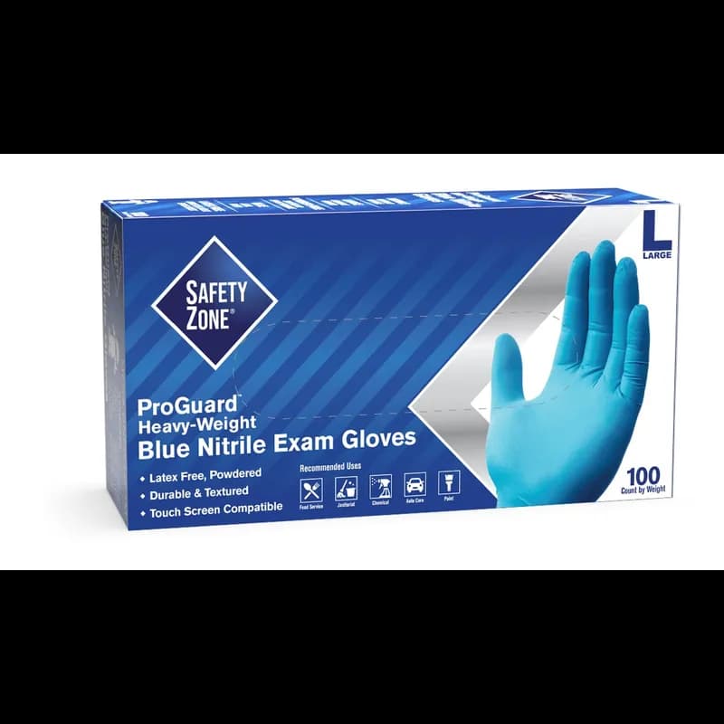 Gloves XXL Blue Nitrile Powder-Free 1000/Case