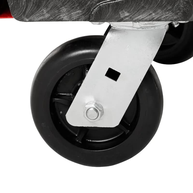 Platform Truck 56.00X24.25X41.25 IN 2000 LB Black Red Plastic Side-Panel With 8IN TPR Casters 1/Case