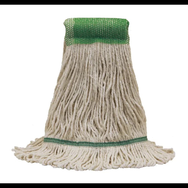 MaxiCotton™ Mop Head XL 19.5X6X1 IN White Cotton 4PLY Loop End 5IN Mesh Headband 1/Each