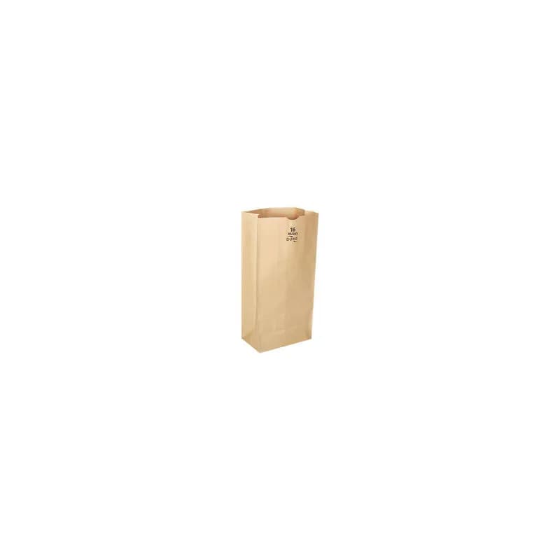 Duro® Bag 16X7.75X5 IN 16 LB Kraft Paper 50# Heavyweight Kraft With Self-Opening (SOS) Closure 500/Bundle