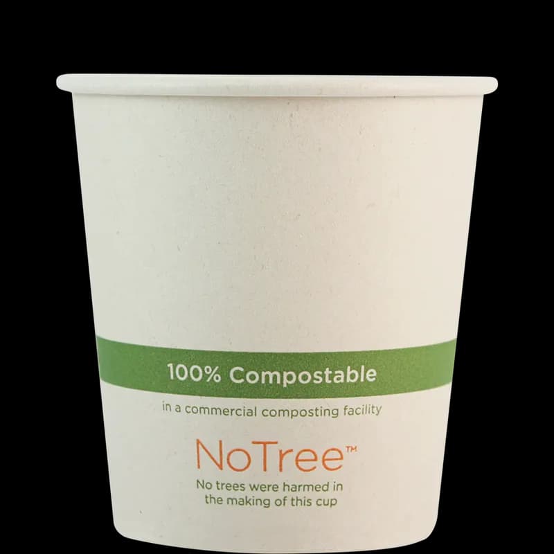 Hot Cup 10 OZ Sugarcane Beige 1000/Case