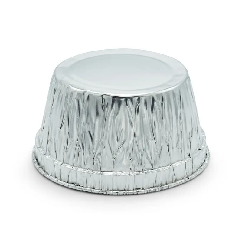 Victoria Bay Souffle & Portion Cup 4 OZ Aluminum Silver Round 1000/Case
