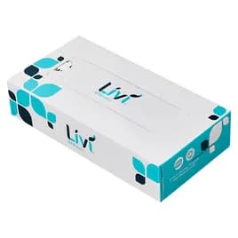 Livi® Facial Tissue 2PLY White Flat Box 30/Case