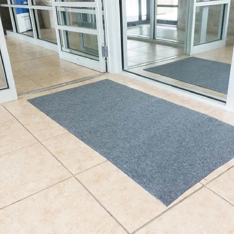 Sure Grip® Floor Mat 34IN X50FT Gray Rubber Adhesive With Adhesive Backing Fast Drying 1/Each