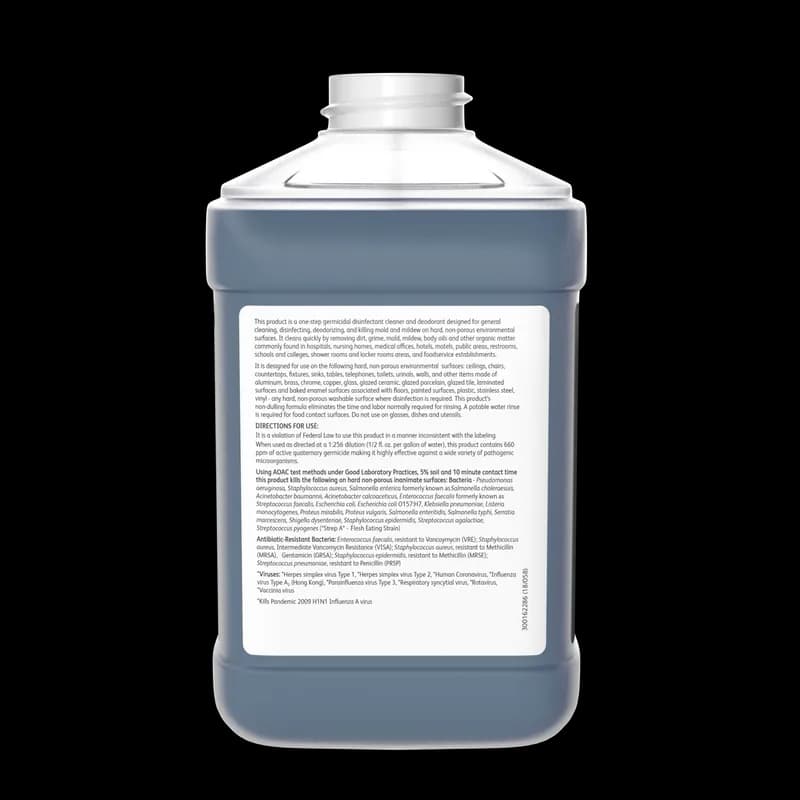 Virex® II 256 Mint One-Step Disinfectant Deodorizer Cleaner 2.5 L Multi Surface Liquid Concentrate Quat 2/Case