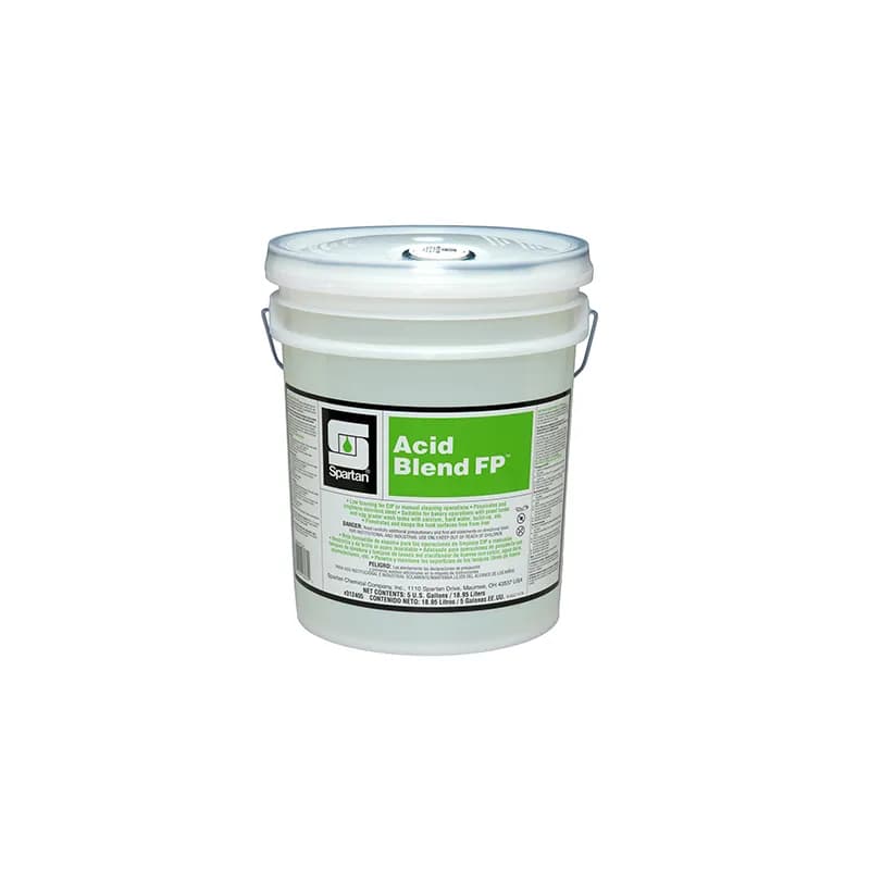 Acid Blend FP® Unscented Food Processing Detergent Cleaner 5 GAL Acid Remover Acidic 1/Pail