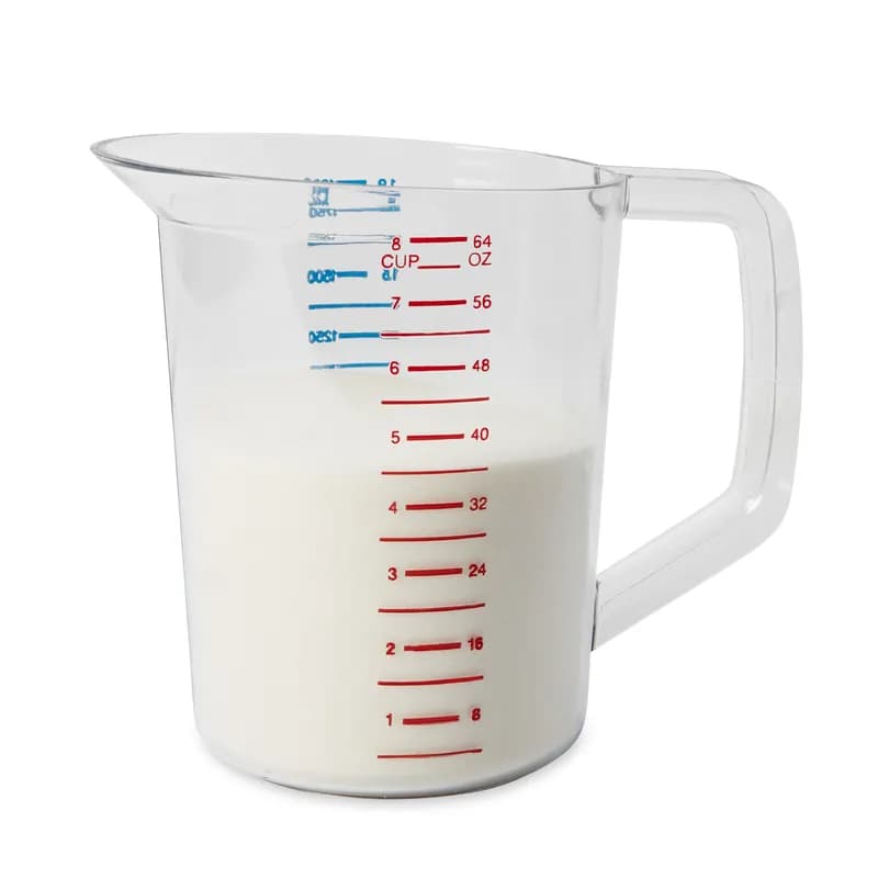 Bouncer® Measuring Cup 2 QT PC Clear Food Safe 6/Case