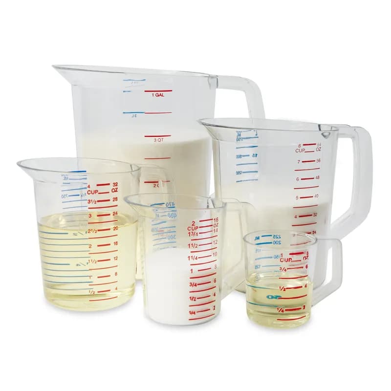 Bouncer® Measuring Cup 2 QT PC Clear Food Safe 6/Case