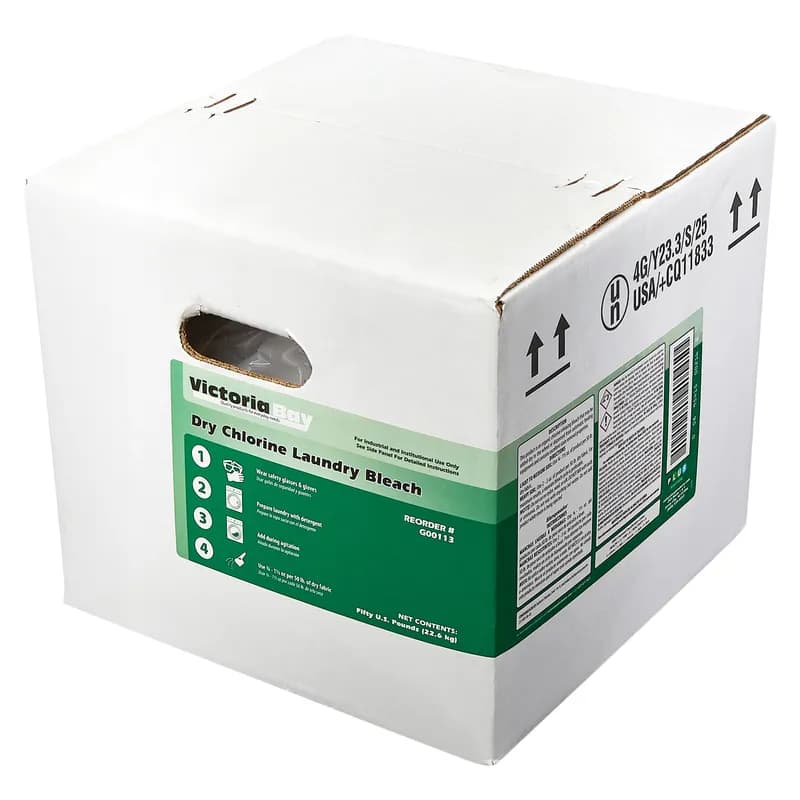 Victoria Bay Dry Chlorine Laundry Bleach 50 LB 1/Case