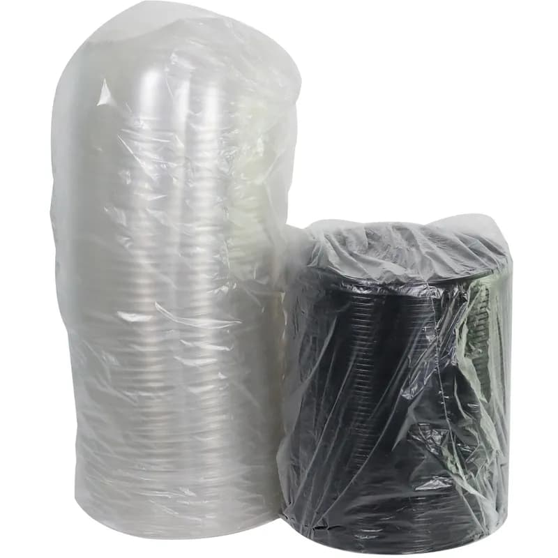 RoseDome Cake Container & Lid Combo With Dome Lid 10.25X3.5 IN PET Clear Black Round 100/Case