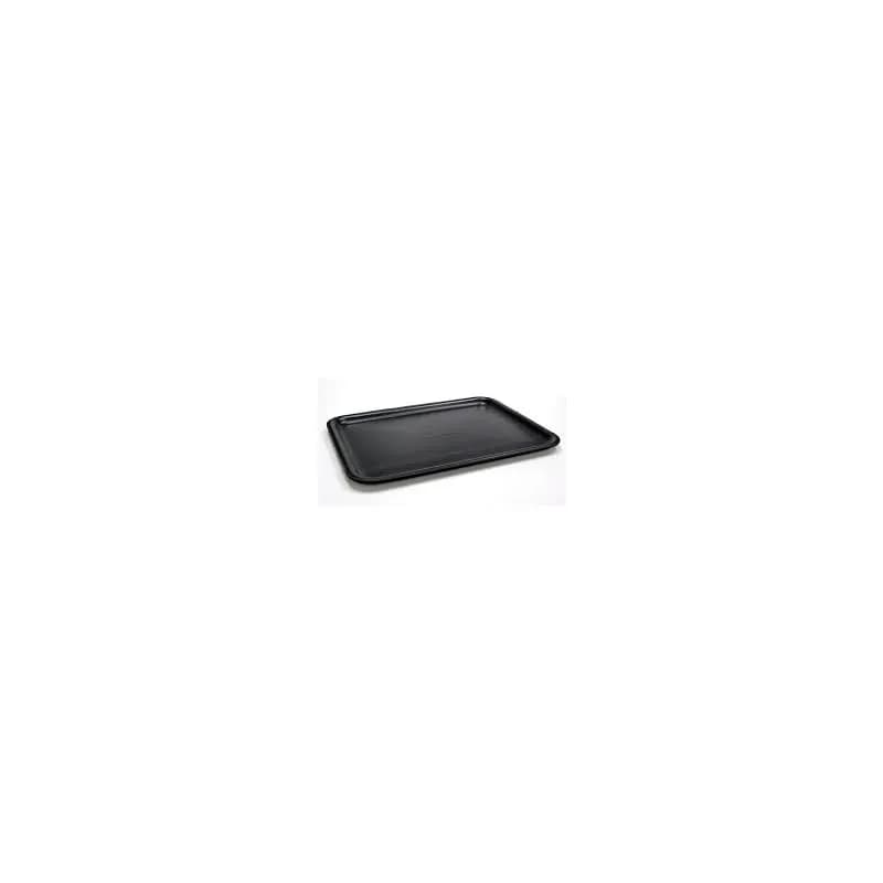 Dyne-A-Pak 1014 Meat Tray 14X9.75X0.75 IN Polystyrene Foam Black 100/Case