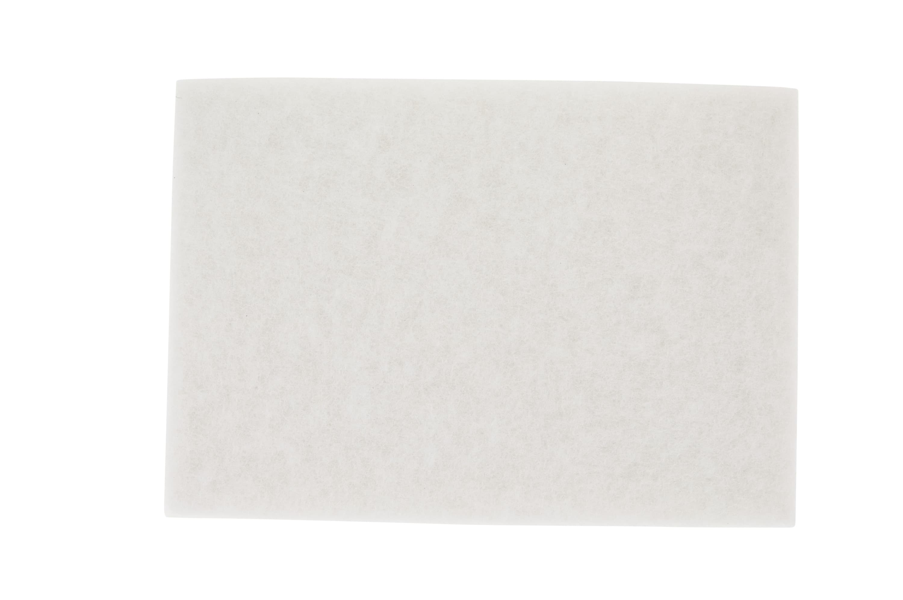 3M™ 4100 Polishing Pad 14X20 IN White Polyester Fiber 10/Case