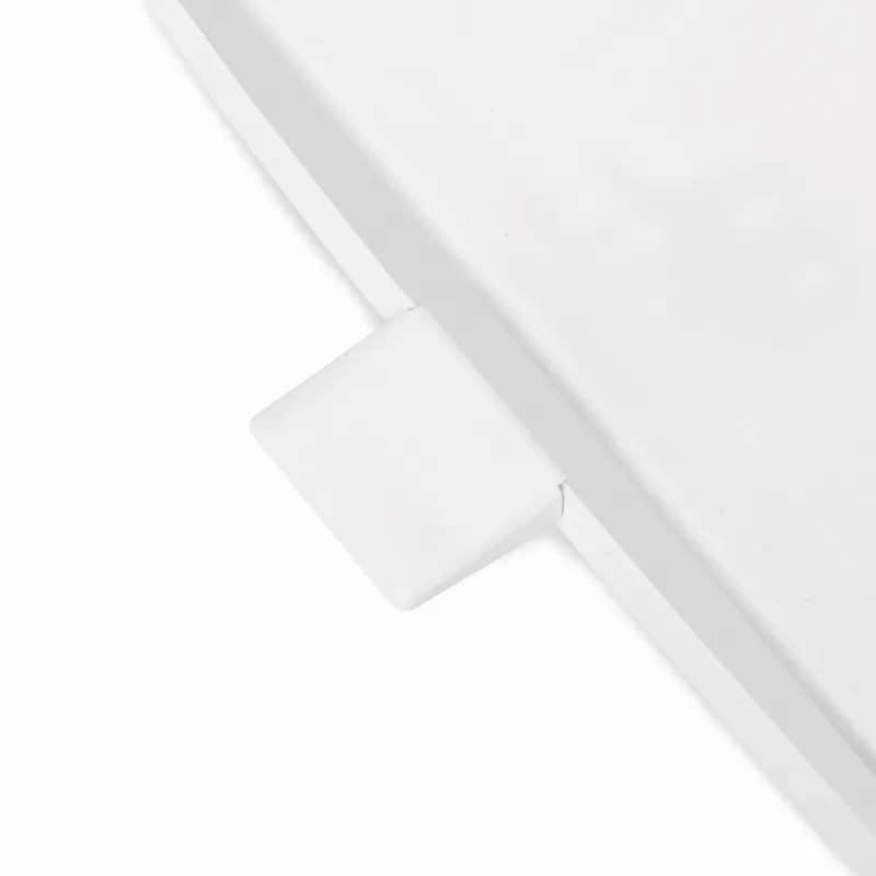 Defenders® Biohazard 1-Stream Trash Can 16.30X16.30X27 IN 25 GAL White Square Metal Step-On 1/Each
