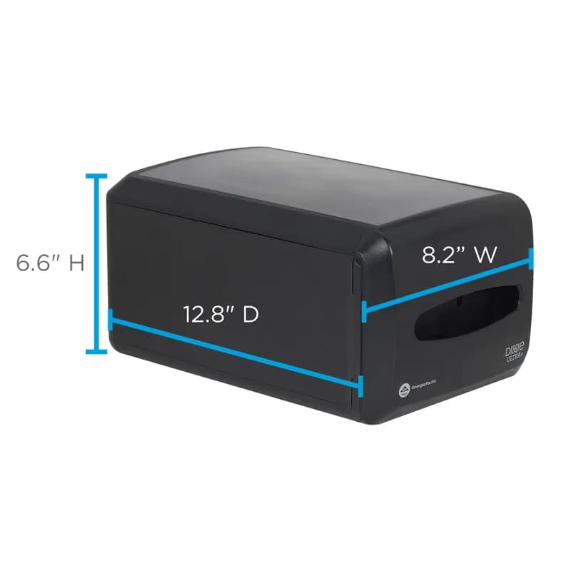 Dixie® Ultra Napkin Dispenser 13.625X9.25 IN Black Interfold Countertop 1/Each