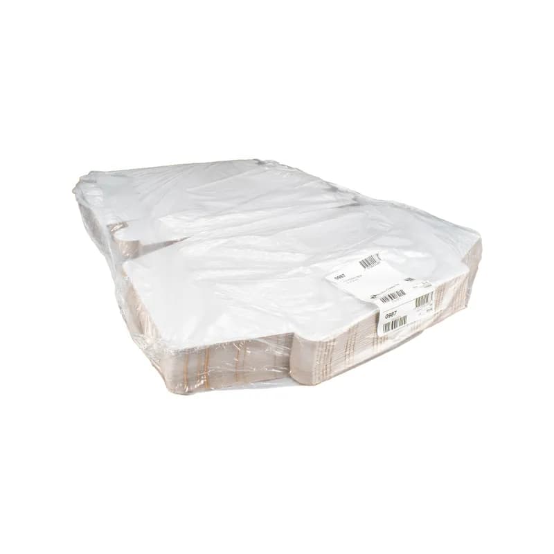 Bakery Box 12X12X5 IN Clay-Coated Kraft Board White Kraft Square Lock Corner Tuck Top 100/Case