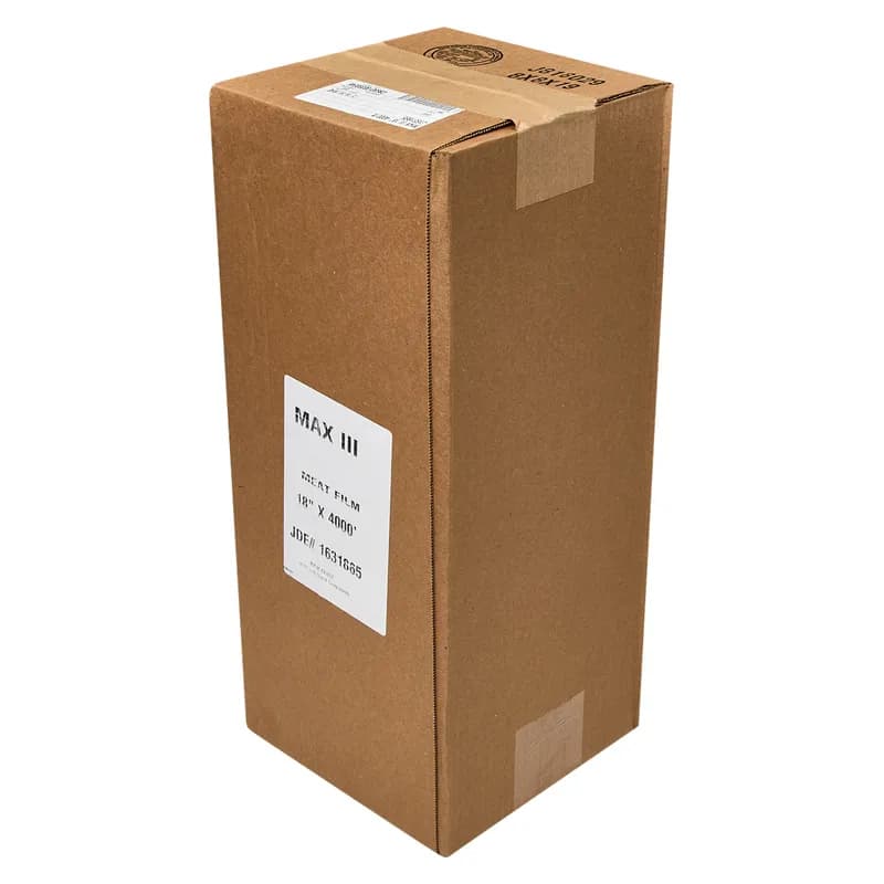 Meat Cling Film Roll 18IN X4000FT PVC 48 Gauge Heavy Clear 1/Roll