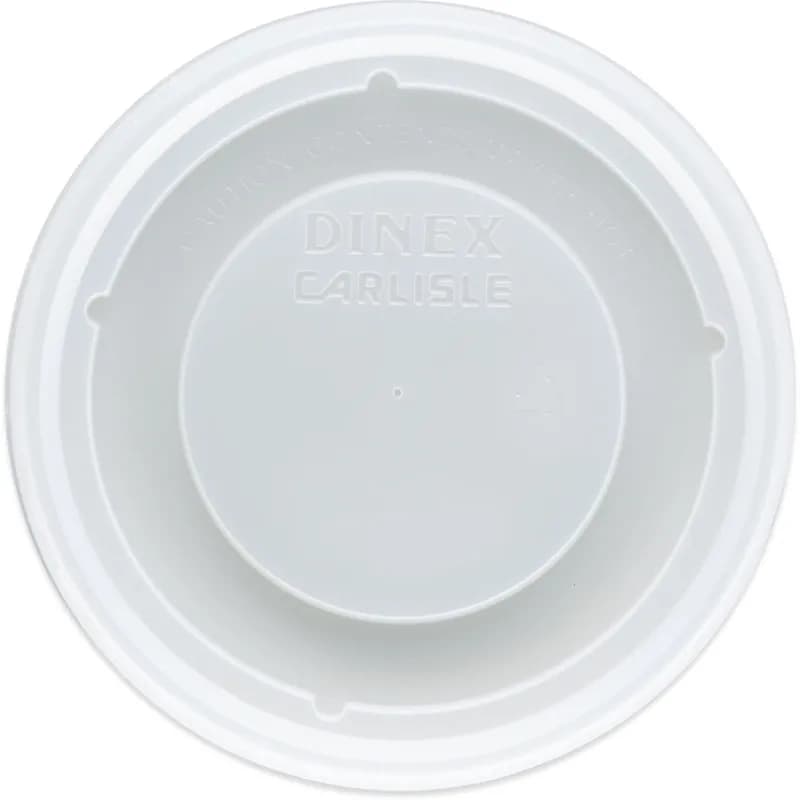 Dinex® Turnbury® Lid 9 OZ 1 Compartment PS Translucent Round For Bowl 1000/Case