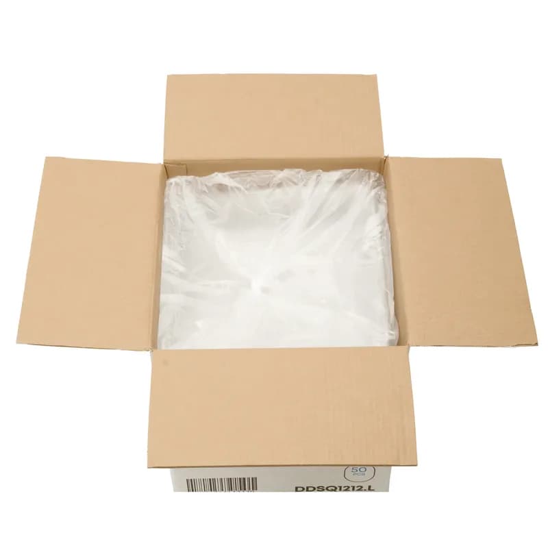 Platter Pleasers Lid 12X12 IN PET Clear Square For Platter 50/Case