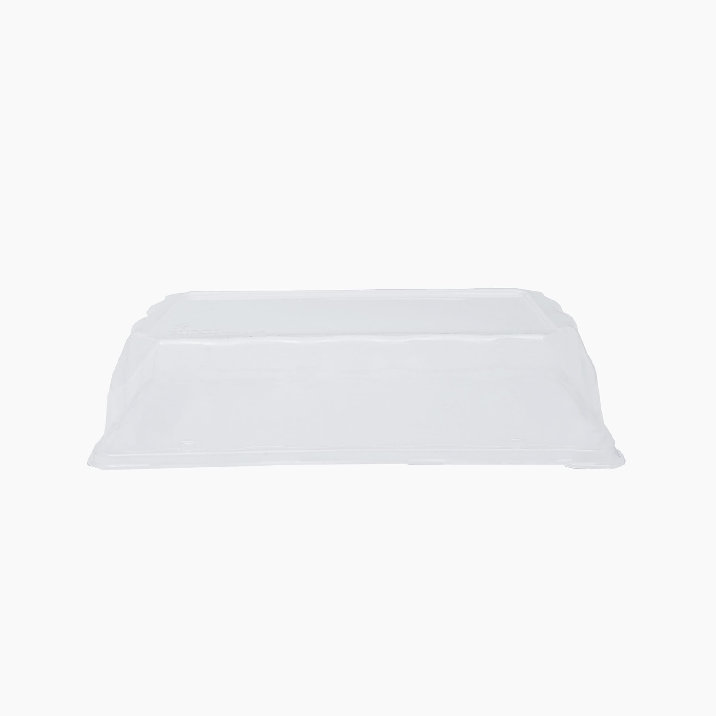 Lid Dome 10X14 IN Plastic Clear Rectangle For Container 50/Case