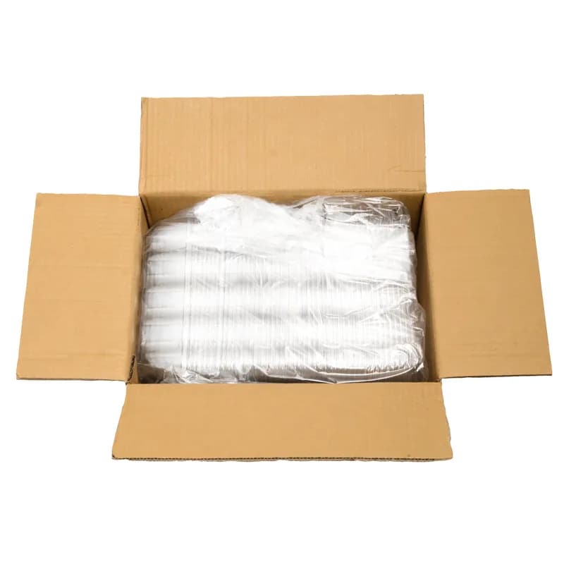 Lid Dome 8X10 IN PET Clear Rectangle Shallow For Container 50/Case