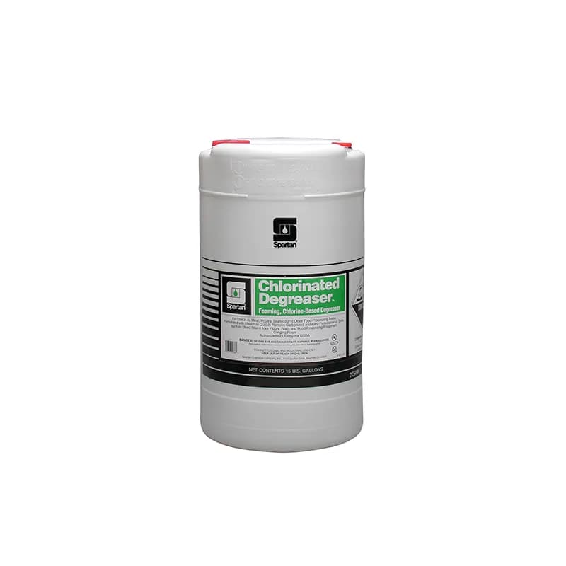 Degreaser 15 GAL Heavy Duty Alkaline Concentrate Chlorinated Bleach 1/Drum