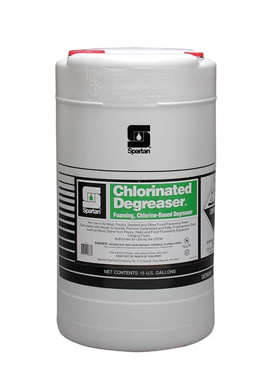 Degreaser 15 GAL Heavy Duty Alkaline Concentrate Chlorinated Bleach 1/Drum
