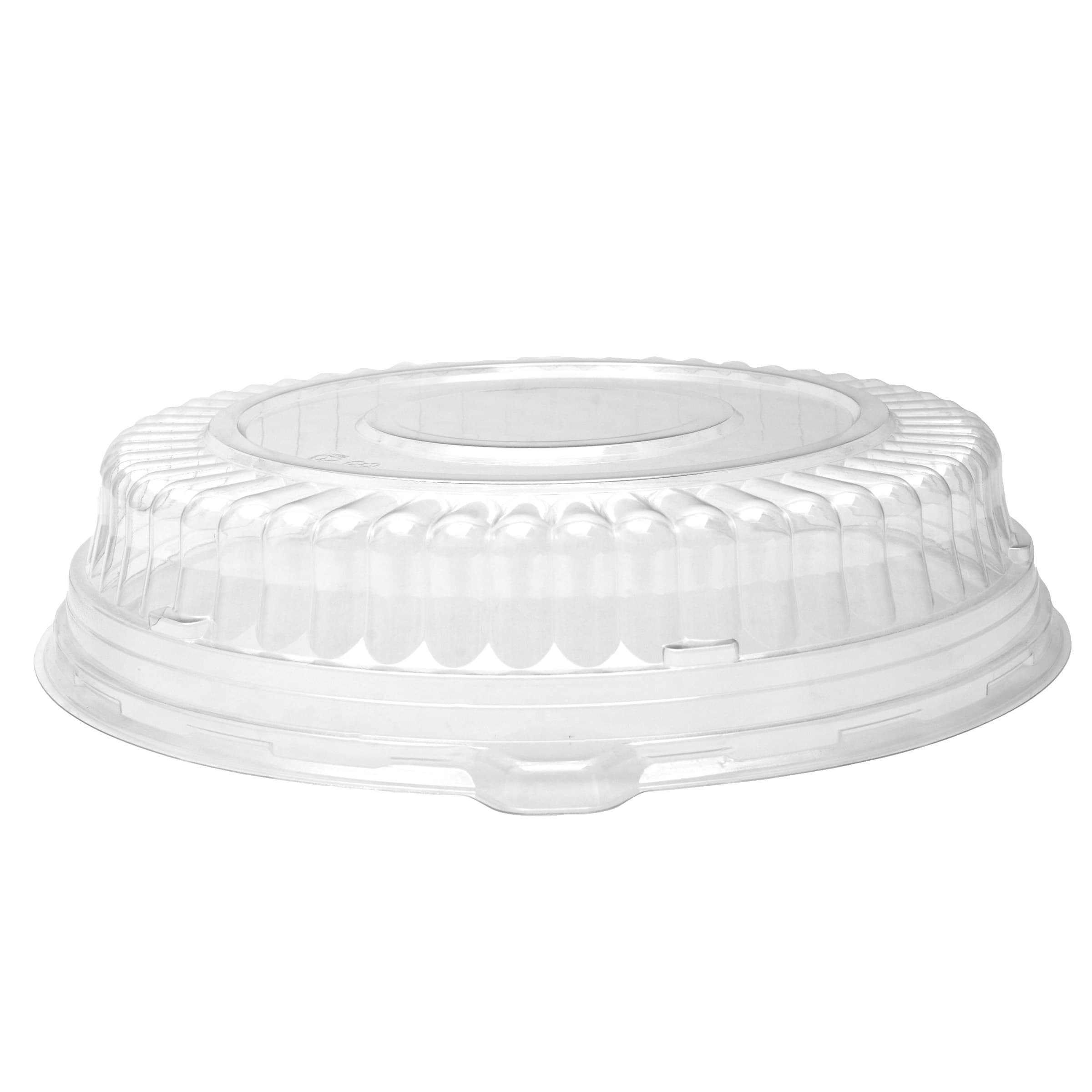 Platter Pleasers Lid Dome 12 IN PET Clear Round For Container 25/Case