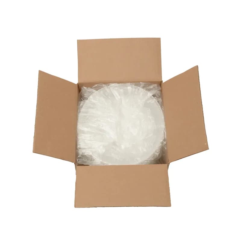 Lid High Dome 9 IN Plastic Clear Round For Container 50/Case