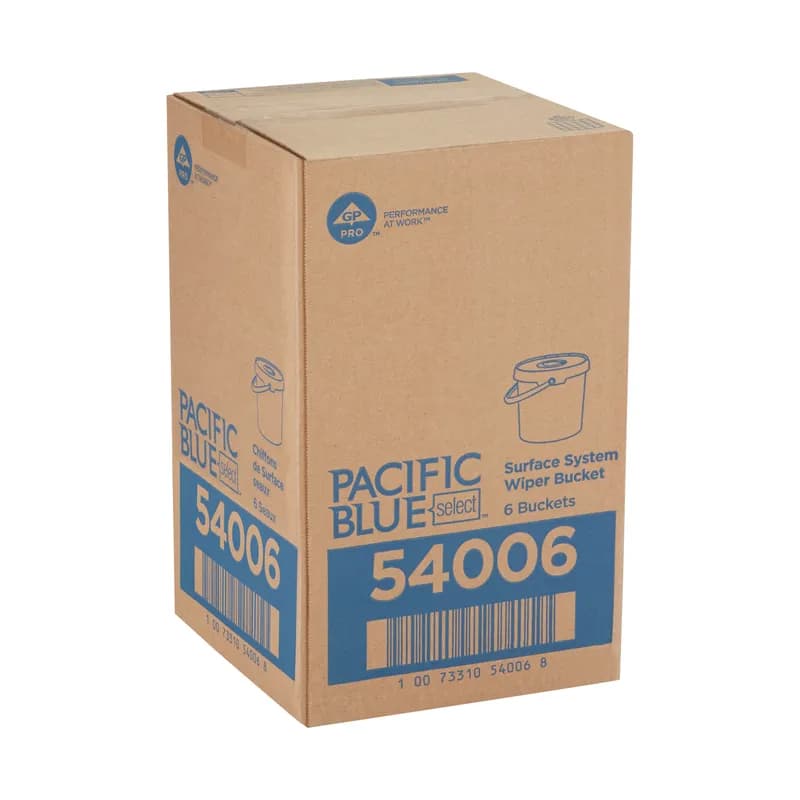 Pacific Blue Select Surface Industrial Wiping System White 6/Case