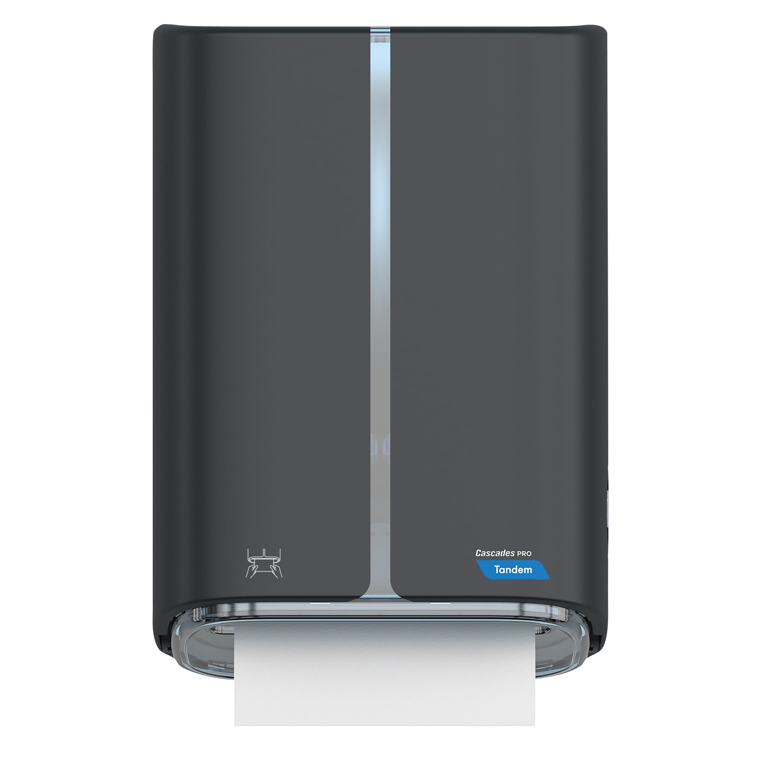 Cascades PRO Paper Towel Dispenser 11.5X8.75X16.6 IN Gray Touchless 1/Each