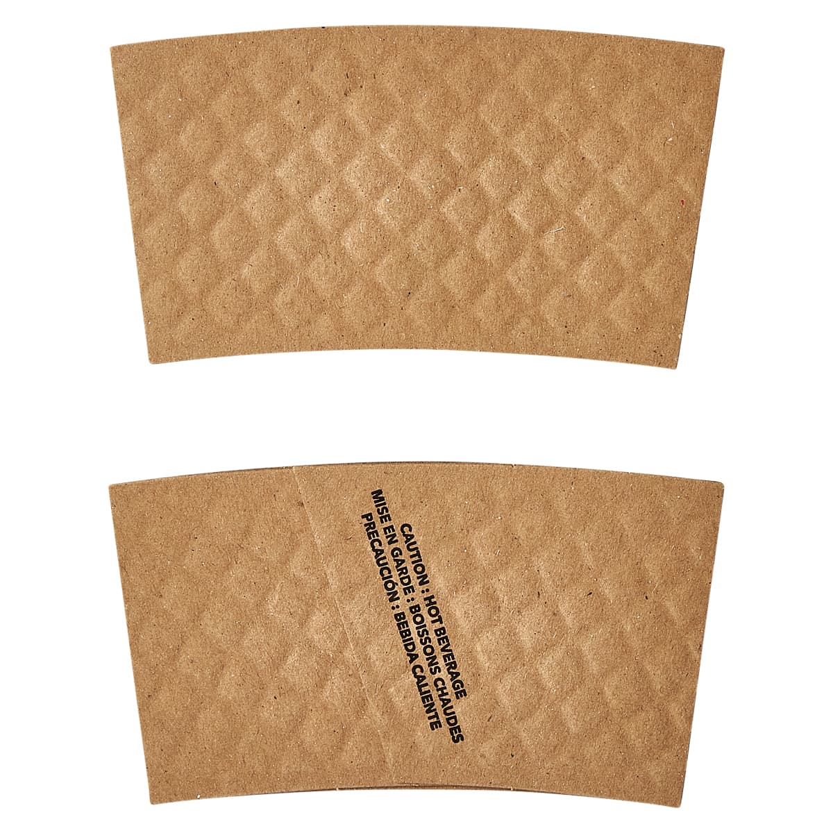 Victoria Bay Cup Sleeve 92MM Paper Kraft For 12-20 OZ 100 Count/Pack 12 Packs/Case 1200 Count/Case