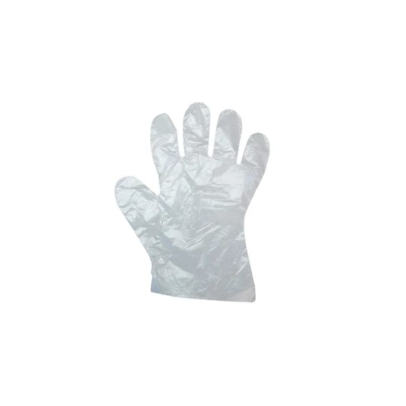 Safety Zone® Gloves Medium (MED) Clear PE Powder-Free 1000/Box