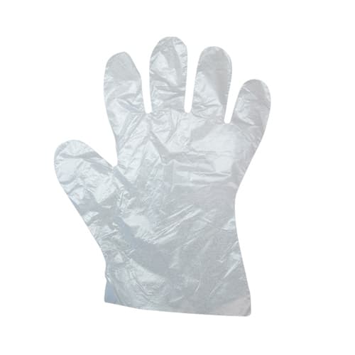 Safety Zone® Gloves Medium (MED) Clear PE Powder-Free 1000/Box