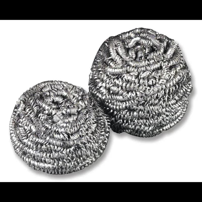 Scotch-Brite™ 84CC Scrubber 1.75 OZ Stainless Steel Silver 72/Case