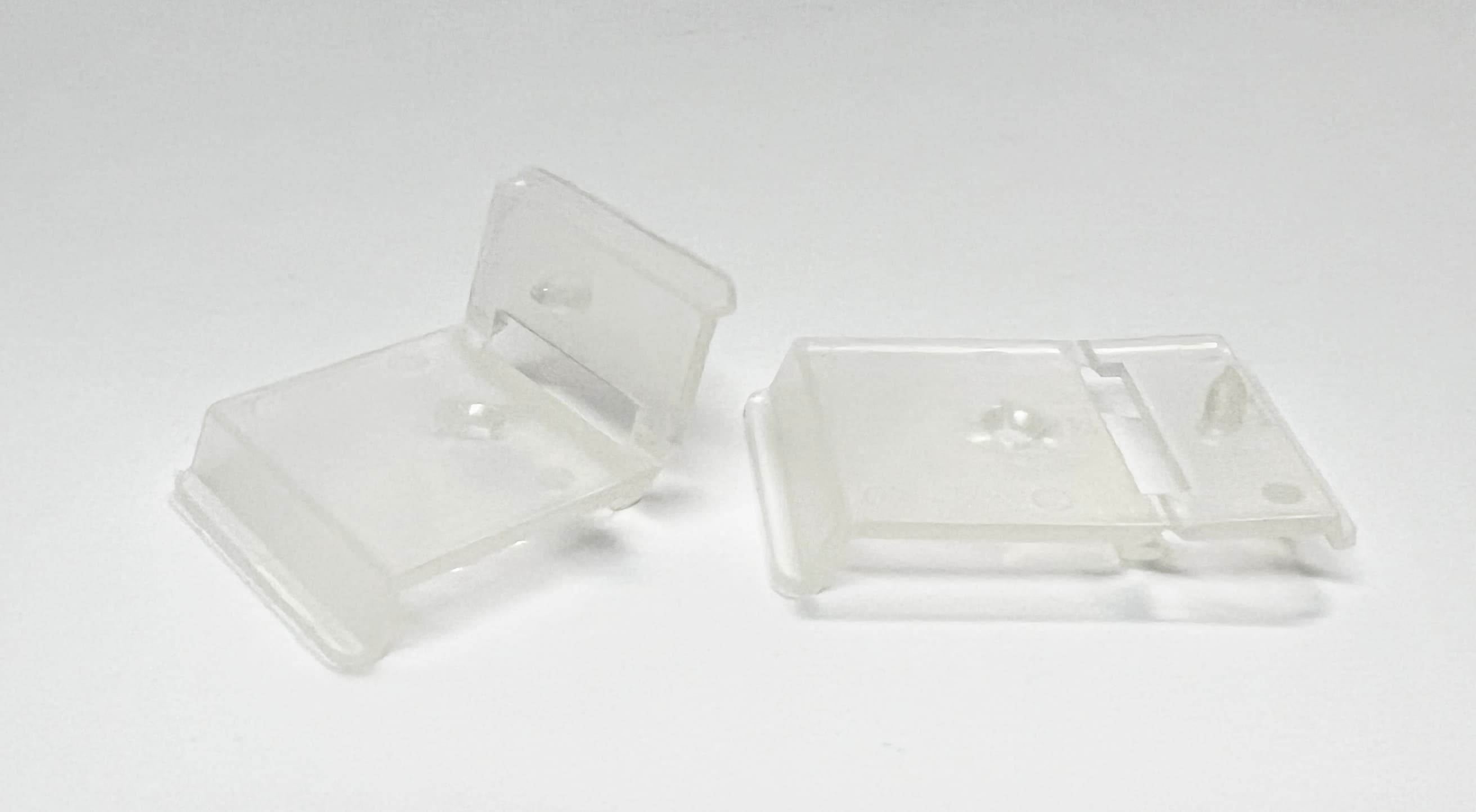 Clip Sign Holder Plastic Clear Flat 50/Pack