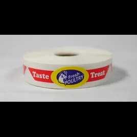 Poultry Label Strap Pressure Sensitive 1/Roll
