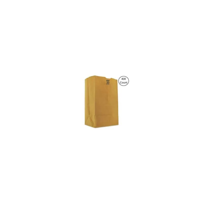 Duro® Bag #57 8.25X5.313X16+0.125 IN 20 LB Extra Heavy Duty Kraft 400/Bundle