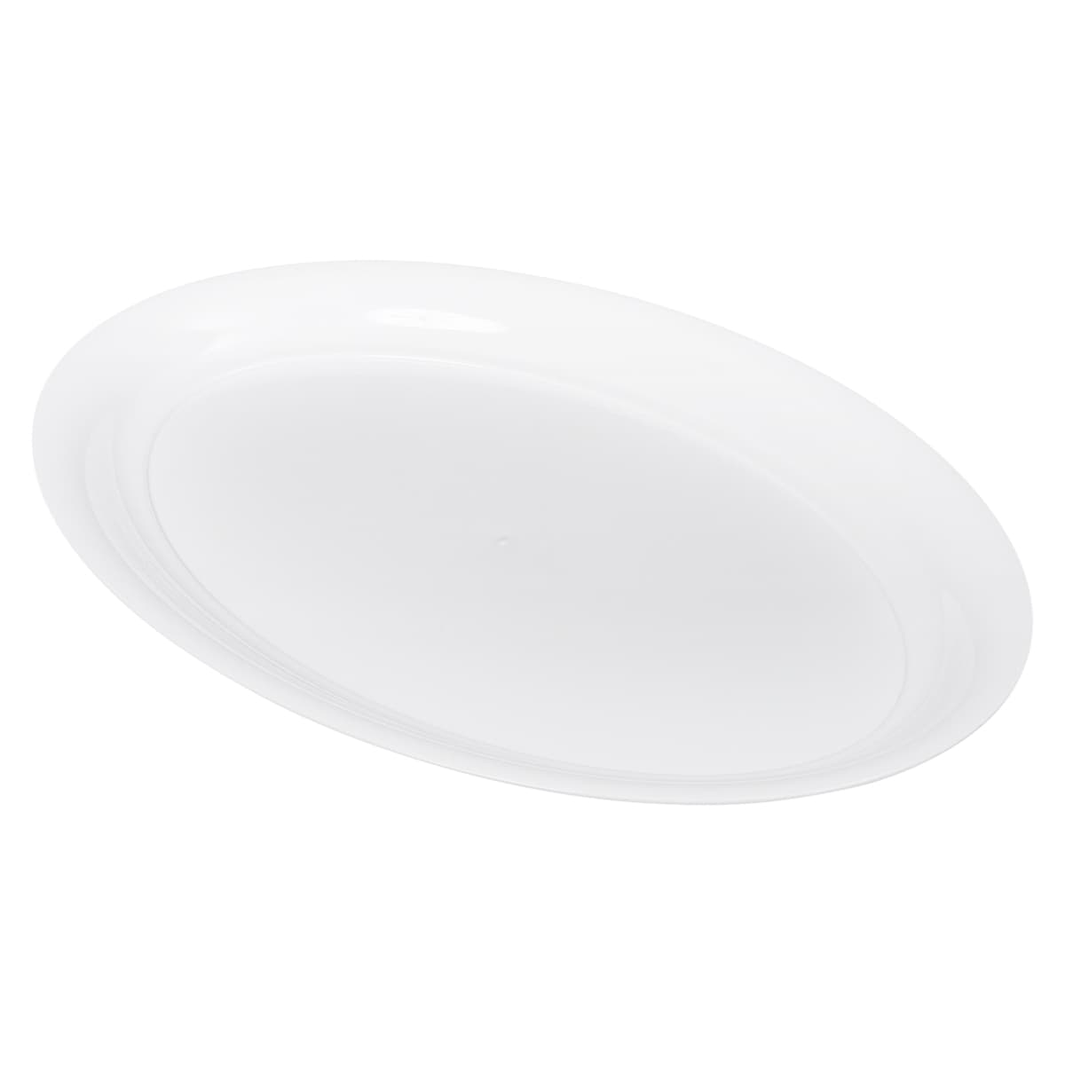 Victoria Bay Serving Tray 14X21 IN PS White Oval 20/Case